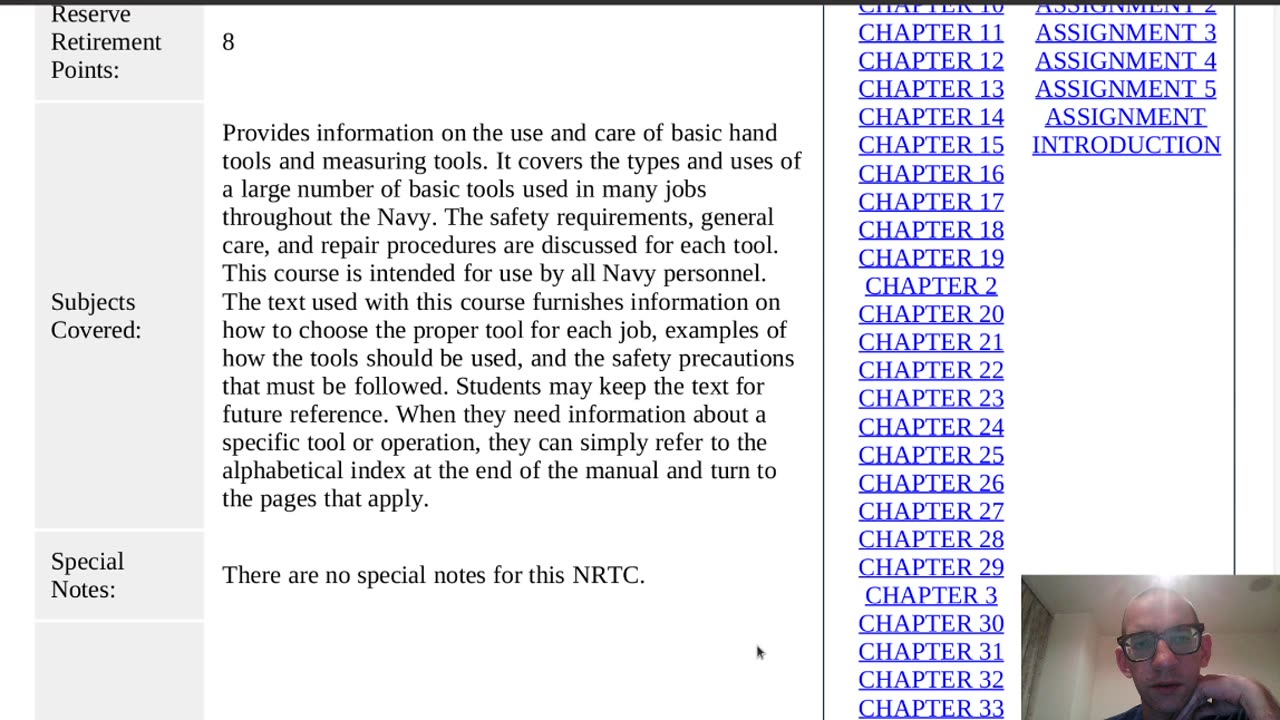 Summary of NAVEDTRA 14256 - Tools and Their Uses