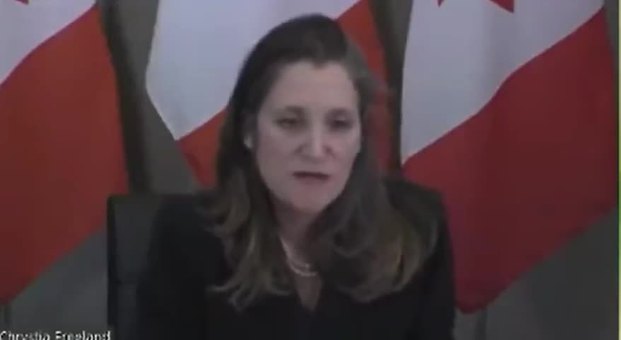 director of Klaus Schwab’s WEF Chrystia Freeland plans to make emergency powers permanent