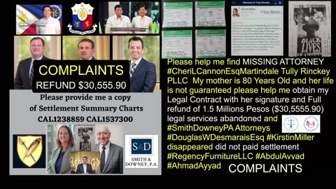 #OneNewsPage #TullyRinckeyPLLCAlbanyNewYork Refund Full Amount $30, 555.90 Cheri L. Cannon, Stephanie Rapp Tully, Mike C. Fallings Abandoned Client #SupremeCourtComplaint #BetterBusinessBureauComplaints #DCBAR #ManilaBulletin