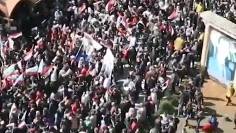 Pro Putin protest in Syria