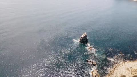 Lonely reef in the sea!