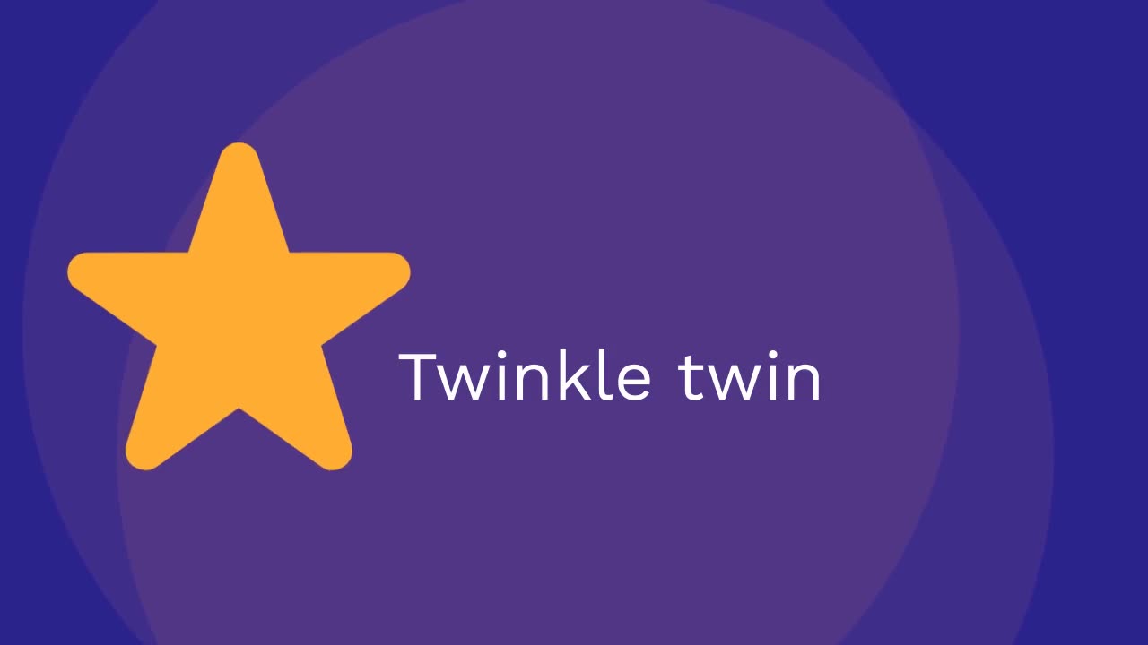 Nursery Rhyme "Twinkle Twinkle Little Star" SIng-a-long Lullaby Music