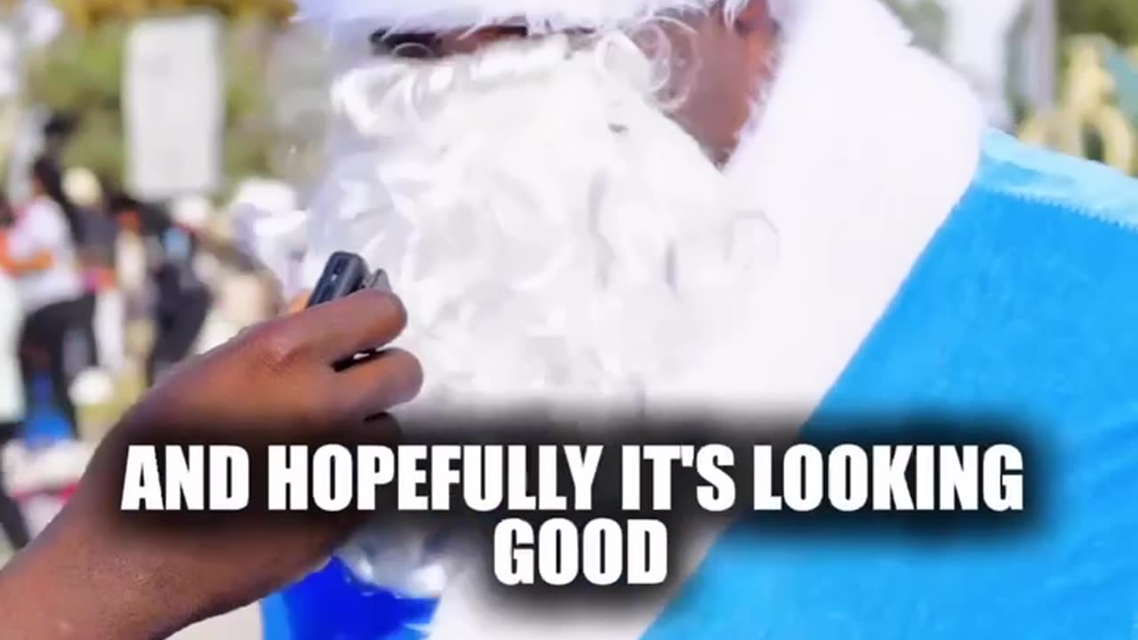 Did y'all know there's a Blue Santa.....