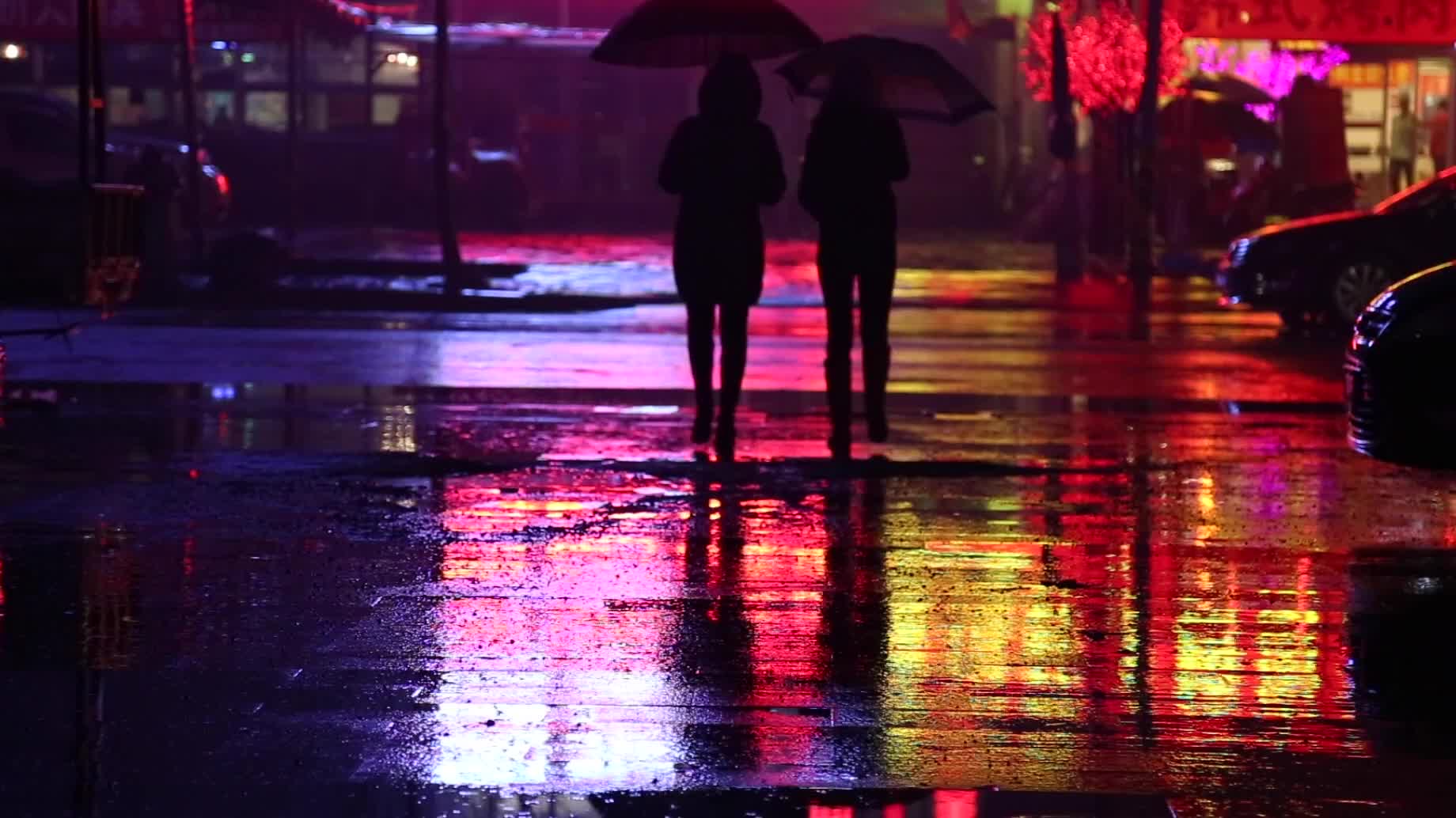 The raindrops made me give up