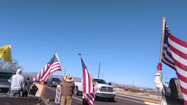 Peoples Convoy Golden Valley Support Your Truckers