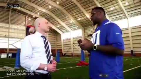 Jason Pierre-Paul Shows Off Mangled Hand In Fireworks Safety PSA