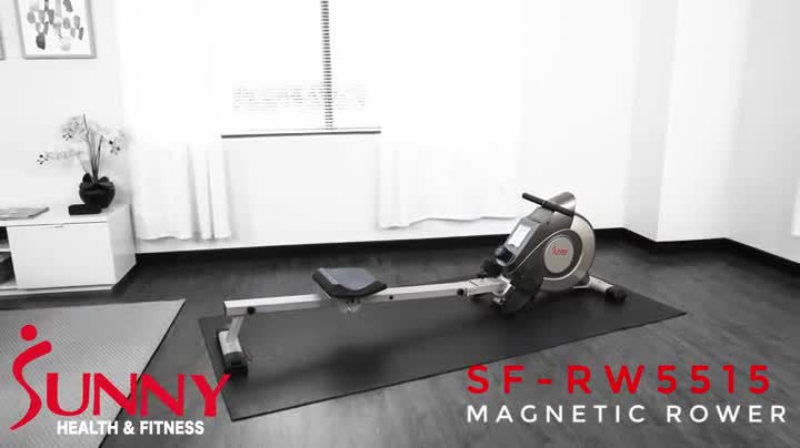 SereneLife Rowing Machine – Air and Magnetic Rowing Machine