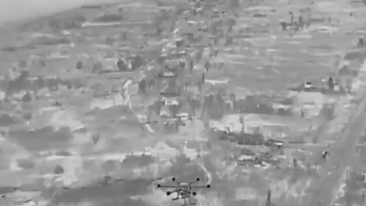 A quadcopter of Far Eastern paratroopers shot down a Baba Yaga-type attack