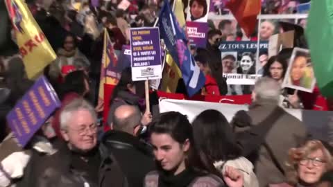 Live_ Parisians march for annual International Women's Day protest