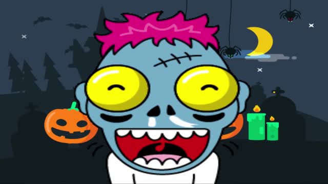 Halloween animated cartoon for kids