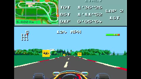 F1 World Championship (Sega Mega Drive) - Italian GP