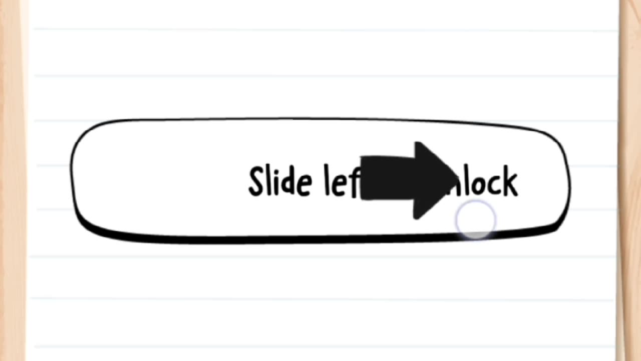 Slide left to unlock! Brain test level 7