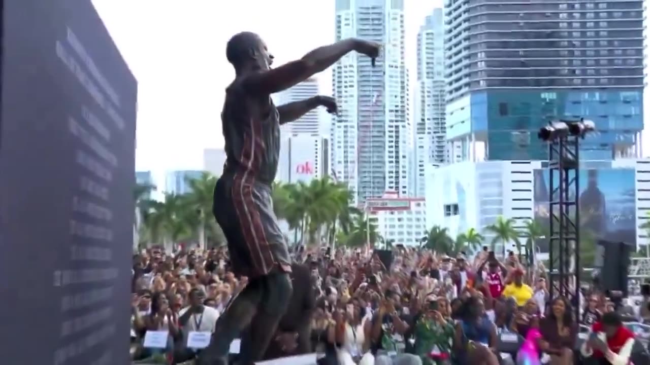 Dwyane Wade Statue Has Been Unveiled Outside Kaseya Center In Miami