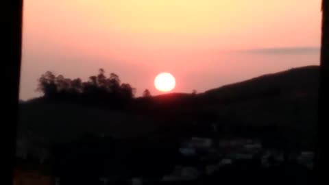 O por do sol