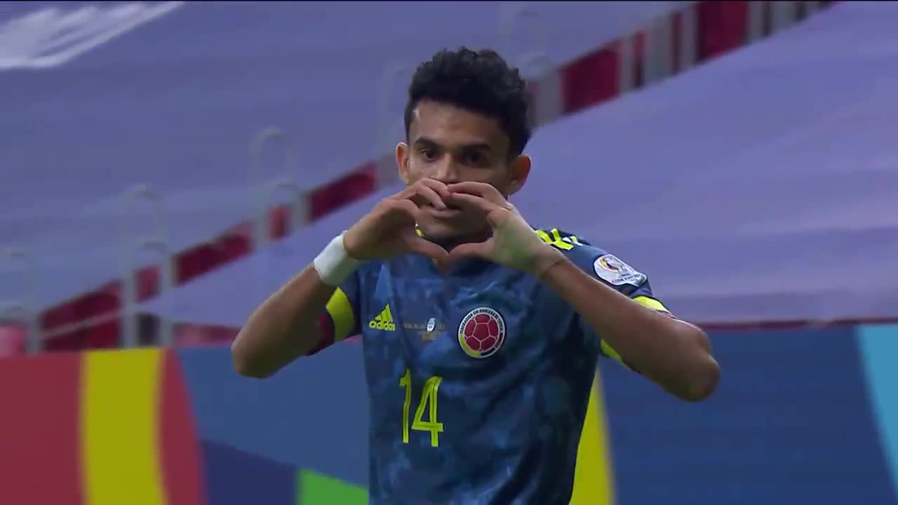 Gol de Luiz Diaz ante Perú