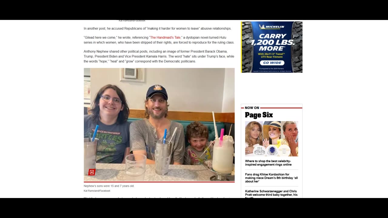 Kamala supporter ends his family