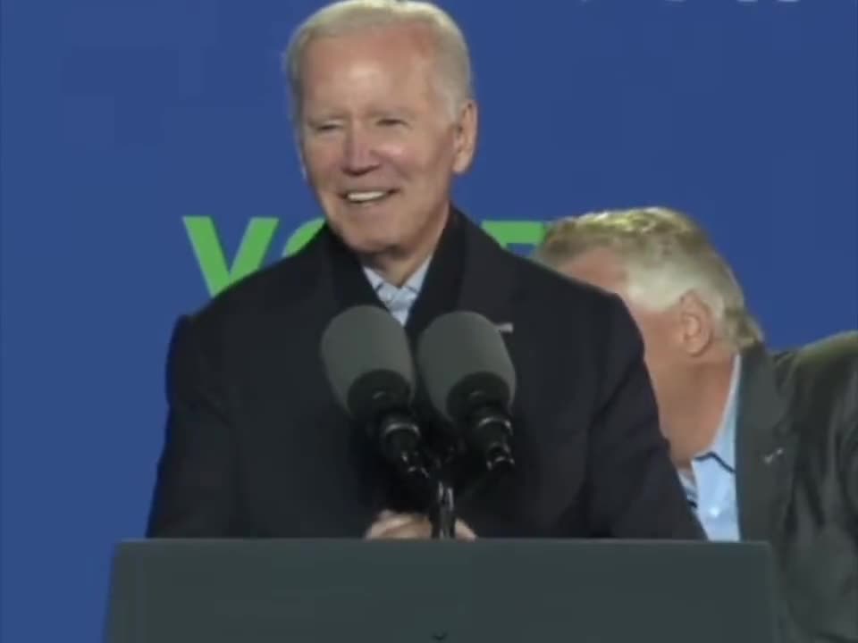 Biden Heckled While Campaigning for Terry McAuliffe in Virginia