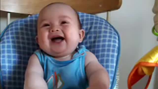 aydan's funny laugh - he's a happy baby! best baby laugh!