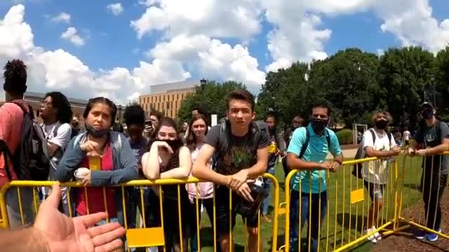 INTOLERANT u0026 HATEFUL Kennesaw State Students Confront LOVING u0026 PEACEFUL Preachers