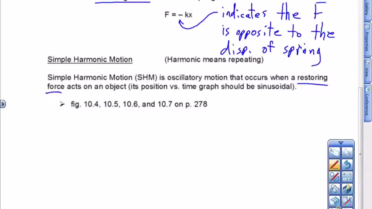 Simple Harmonic Motion Lesson