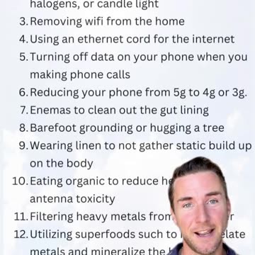 Covid aka Radio wave sickness solutions 12 easy steps to elevating your health