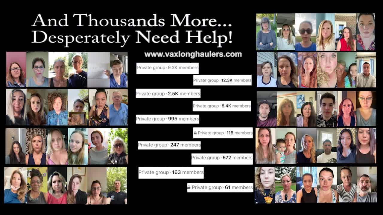"We Want to be Heard" C19 Vax Reactions video