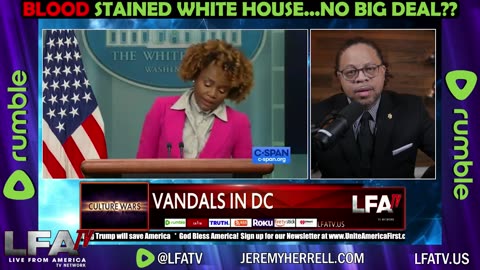 BLOOD STAINED WHITE HOUSE...NO BIG DEAL??