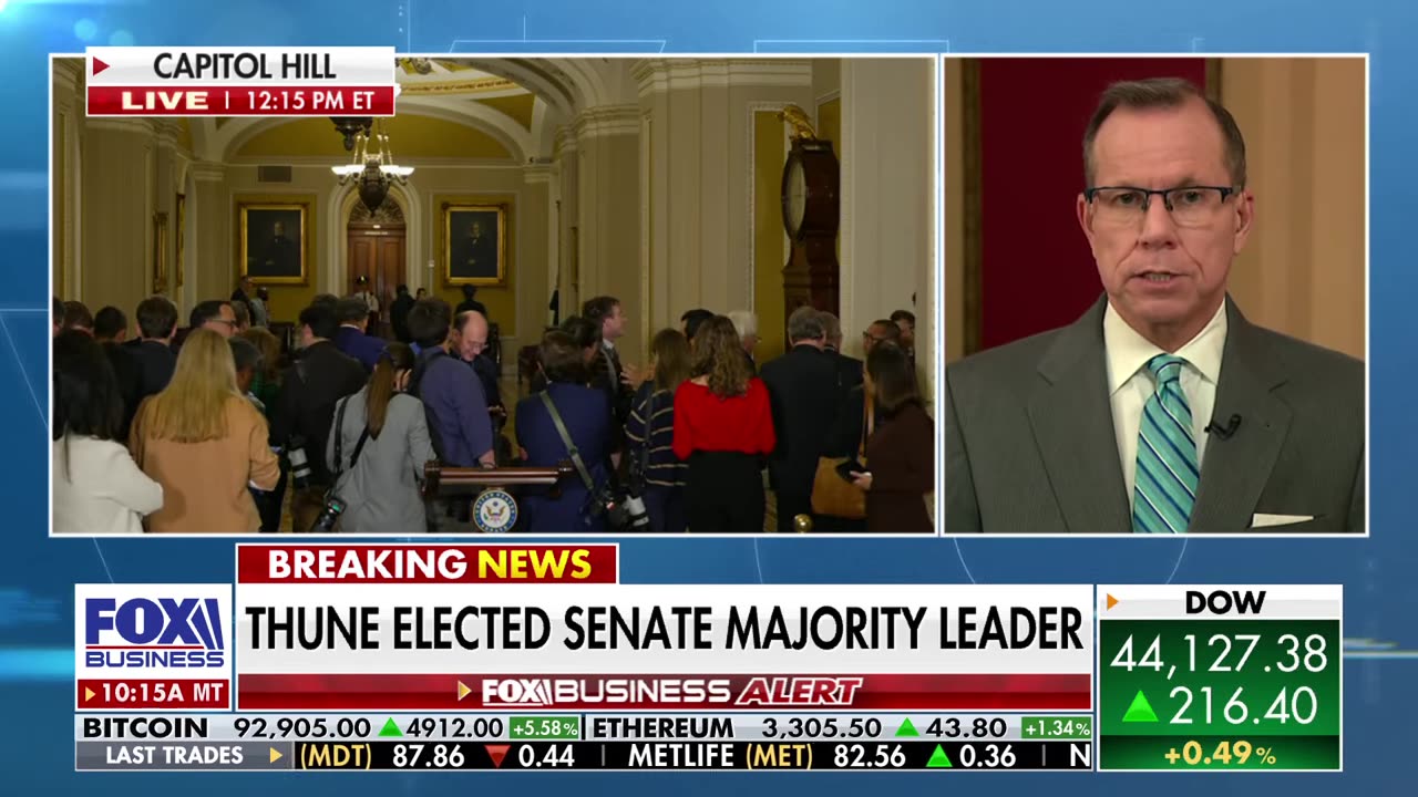 Sen. John Thune elected Senate majority leader