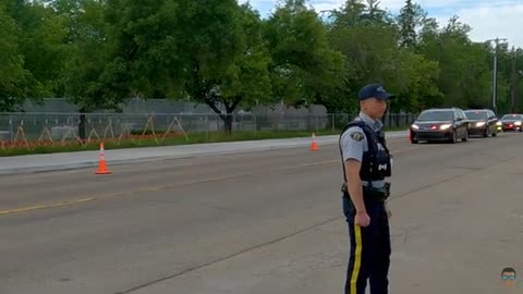 Another Pope Francis Motorcade _ Edmonton