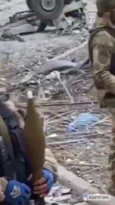 Chechen special force in Ukraine