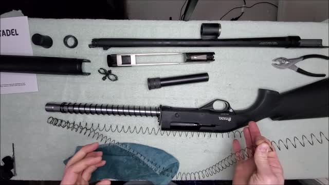 Citadel Warthog 12 gauge shotgun Disassembly, Cleaning & Installation of Magazine Extension Tube