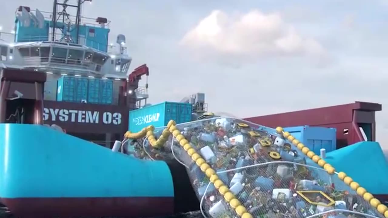 Ocean Cleanup plans to clean up all 100,000,000 kg of plastic from the North Pacific Garbage Patch.