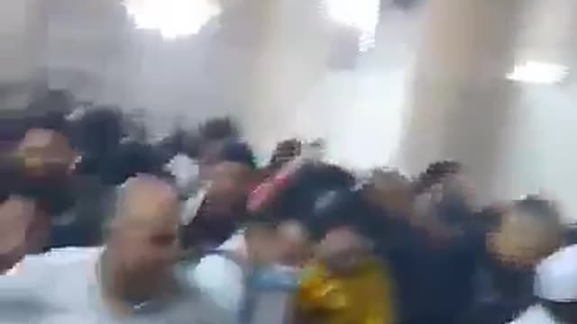 Israel military attack worshippers in al-aqsa palestinemosque