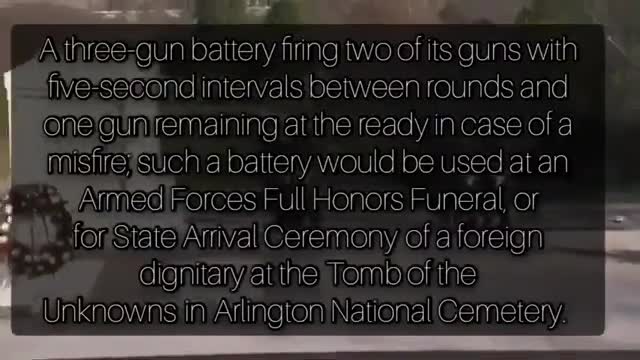 Joe Bidens "21 gun salute"