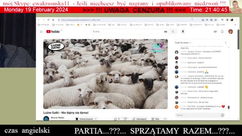 Ewka w Nocnym Radio - "Nie dajmy się dymać, a wyszło o CPK" 👮‍♀️ - 19.02.2024 rok