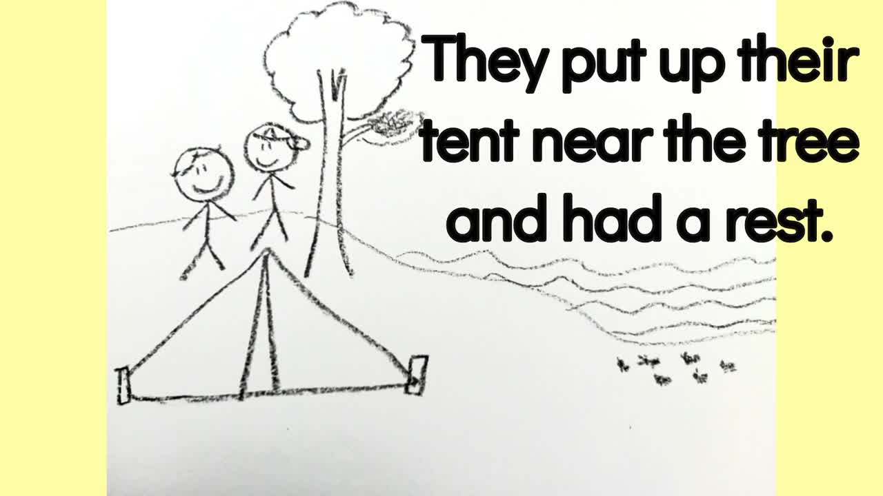 Boys in the Camp -Reading Short Story (Kindergarten) | Educational