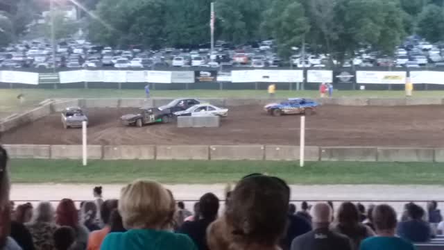 Harrison County Fair Compact Car Race #5 2017 Corydon Indiana