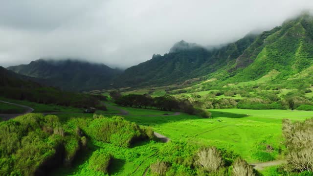 Amaizing clouds on mountains.