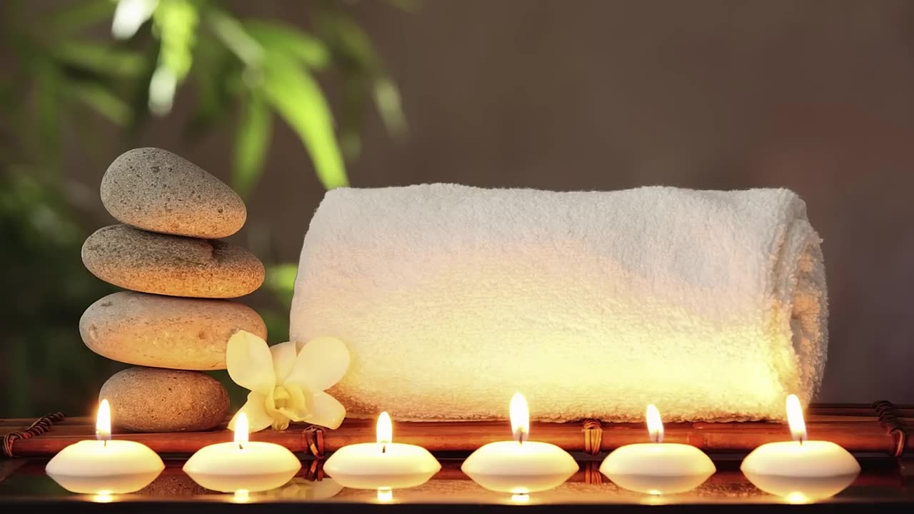 3 Hours Relaxing Music Evening Meditation Background for Yoga Massage Spa