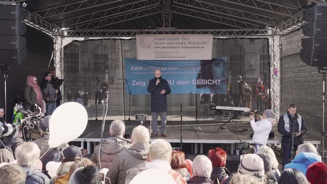 Mag. Günther Greindl Kundgebung Wien 27.2.2022 - 13.3.22 Graz nächste Versammlung