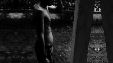 Rain shower when young
