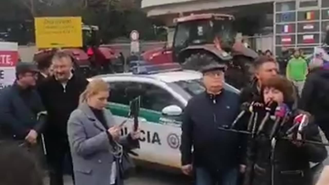 Protest Slovensko zemědělci