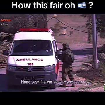 AREN'T AMBULANCES PROTECTED BY THE WORLD AGREED RULES OF WAR???