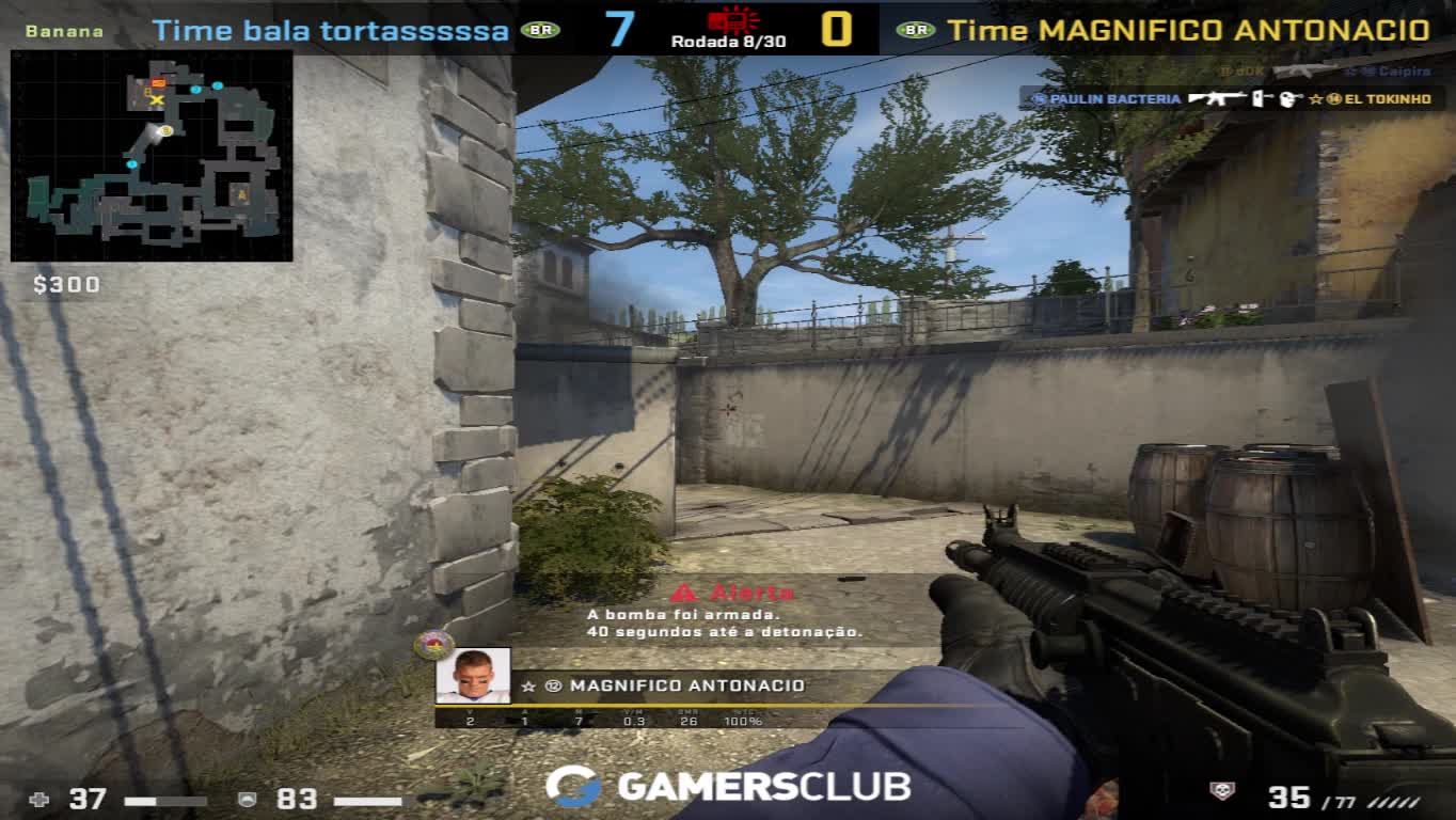 Antonacio jogando o fino no CS