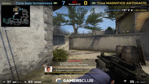 Antonacio jogando o fino no CS