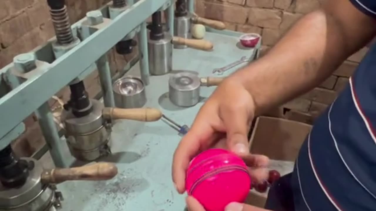 Cricket Ball Manufacturing Process