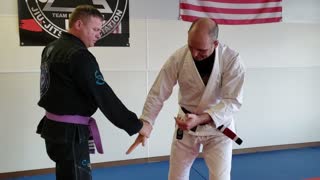 Defense from Crossed Wrist Grab 2