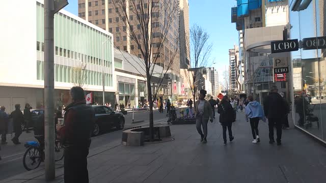 Bloor Street freedom march footage, May 7, 2022