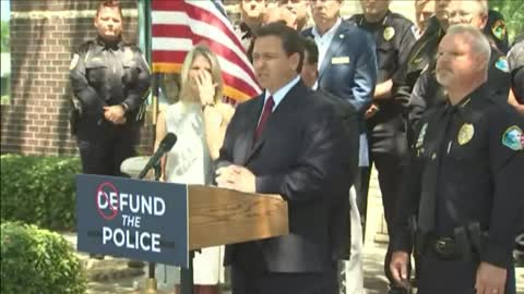 Gov. DeSantis announces bonuses for police!