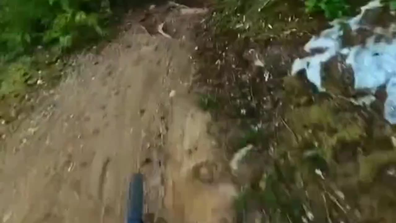 Cycling in the dangerous road
